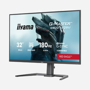 Iiyama G-MASTER GB3272QSU-B1 Moniteur 31.5" Quad HD LED Fast IPS 180Hz 0.5ms G-SYNC Compatible/FreeSync HDMI/DisplayPort Hub USB - Miniature 2