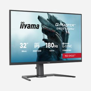Iiyama G-MASTER GB3272QSU-B1 Moniteur 31.5" Quad HD LED Fast IPS 180Hz 0.5ms G-SYNC Compatible/FreeSync HDMI/DisplayPort Hub USB - Miniature 3