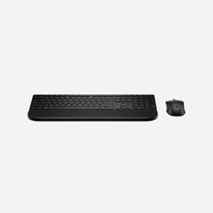 HP Ensemble Clavier et Souris MultiDvcDuMdMSEKBCombowPR585C FR Noir, Repose-Poignets Magnétique, Compatible Windows/macOS/Android/iOS/ChromeOS - Miniature 1