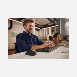 HP Ensemble Clavier et Souris MultiDvcDuMdMSEKBCombowPR585C FR Noir, Repose-Poignets Magnétique, Compatible Windows/macOS/Android/iOS/ChromeOS - Miniature 4