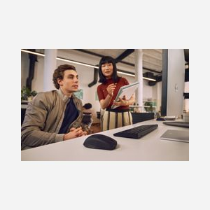 HP Multi-Dev Dual-Mode KBD495K FR - Clavier Noir - Bluetooth/USB-A - Touches Raccourcis Programmables & Silencieuses - Windows/macOS/Android/iOS - Miniature 3
