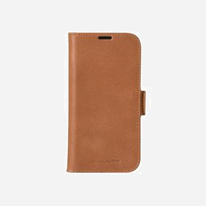 dbramante1928 Copenhagen Étui Folio Cuir Teint pour iPhone 16 6.1" avec Support et 3 Compartiments Cartes - Fermeture Magnétique, Résistant aux impacts