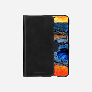 dbramante1928 Lynge Folio Porte Carte Cuir Noir pour Samsung Galaxy S25+ - Écran Max 17 cm (6.7") - Référence LMSPGTBL6472