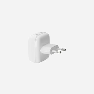 dbramante1928 CH25EUWH7129 Chargeur USB 25W Blanc GaN 2x USB 2.0 + 2x USB Type-C Power Delivery 3.0 Compatible Téléphone Portable - Miniature 2