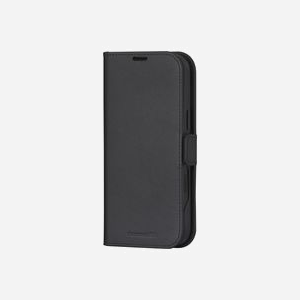 dbramante1928 Lynge Folio Noir pour iPhone 16 Plus 6.7", Cuir, Compatible MagSafe, 3 Compartiments Cartes, Fermeture Magnétique, Résistant aux Rayures - Miniature 3