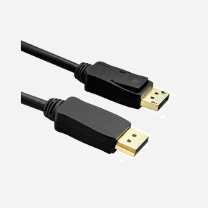 VALUE Câble DisplayPort 3m Noir - DP Mâle/Mâle - Version 1.3 - Résolution Max 5120x2880 (5K) à 60Hz - Référence 11.99.5812 - Miniature 1
