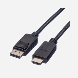 ROLINE Câble DisplayPort Mâle vers Mâle 1.5m - Version 1.1, Résolution 1920x1200, Noir, Blindage Magnétique - Référence 11.04.5779 - Miniature 1