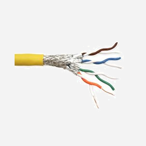 ROLINE 21.15.0005 Câble Réseau Cat8 SF/UTP (S-FTP) Jaune 100m Gaine PVC Conditionnement Boîte, Sans Connecteurs, Conformité Standard Cat8 - Miniature 2
