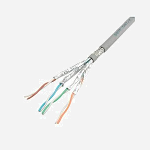 ROLINE Câble S/FTP Cat.6 Classe E 100m, AWG23, Solide, LSZH, Blindage PiMF (Paire Individuellement Métallisée), Impédance 100 Ohm, Diamètre 6.5mm, Gris