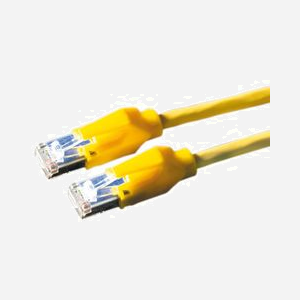 Câble Patch Draka Comteq S/FTP Cat6 Jaune 0.5m - 8x AWG 27 100 Ohm - Référence 21.05.2002