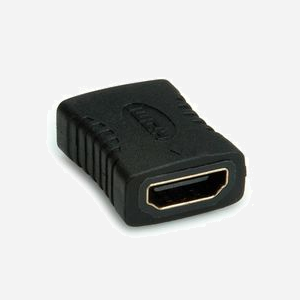 ROLINE Adaptateur HDMI Femelle vers HDMI Femelle Noir, Dimensions 12x23x33mm - Connecteurs HDMI F/F pour liaison de câbles HDMI - Réf: 12.03.3151