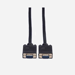 VALUE Câble SVGA HD15 Mâle/HD15 Mâle 20m Noir - Liaison VGA (D-Sub) M/M, Plug and Play, Longueur 20m, Connecteurs droits, Réf: 11.99.5259 - Miniature 3
