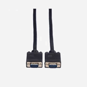 VALUE Câble SVGA HD15 M/M 10m - Connecteurs Or, Double Blindage (Feuille/Tresse), AWG 28, RoHS - Miniature 4