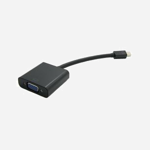 VALUE Adaptateur Mini DisplayPort Mâle vers VGA Femelle - Noir - Connecteurs HD D-Sub 15, 14 x 44 x 44 mm, Longueur 150m - Miniature 1