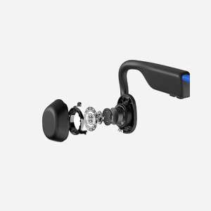 Casque SHOKZ OpenMove S661BL Bluetooth 5.1 Bleu : Oreillettes à Conduction Osseuse, Micro Anti-Bruit, IP55, 20-20000Hz, USB Type-C, 29g - Miniature 3