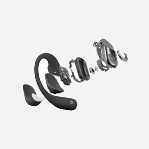 SHOKZ OpenFit 2+ Casques sans Fil Bluetooth 5.4 Noir - Ecouteurs Crochets auriculaires IP55, Autonomie 11h/48h, Microphone, AAC/SBC/A2DP/AVRCP/HFP - Miniature 2