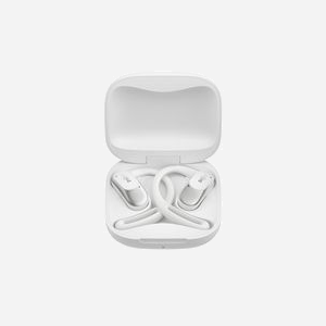 SHOKZ OpenFit Air Blanc - Casque sans fil Bluetooth 5.2, crochets auriculaires, IP54, 50-16000Hz, Micro intégré -38dB, Autonomie étendue avec boîtier 600mAh - Miniature 4