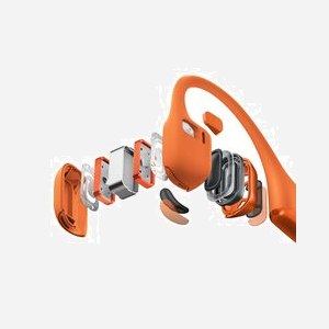 SHOKZ OpenRun Pro 2 Orange - Casque Sport Bluetooth 5.3, Crochets Auriculaires, IP55, Autonomie 12h, Fréquence 20-20000Hz, Portée 10m - Miniature 4