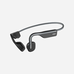 SHOKZ OpenMove Casque Sport Minerve Bluetooth 5.1 Gris - 20-20000Hz, IP55, Portée 10m, Microphone intégré avec réduction de bruit, Autonomie 6h