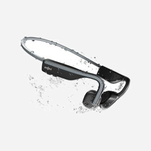 SHOKZ OpenMove Casque Sport Minerve Bluetooth 5.1 Gris - 20-20000Hz, IP55, Portée 10m, Microphone intégré avec réduction de bruit, Autonomie 6h - Miniature 2
