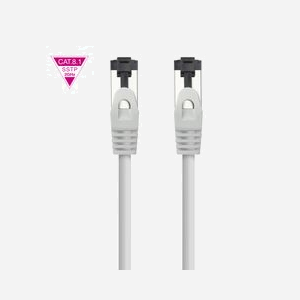 Nanocable 10.20.2015 Câble Réseau 15m Cat8.1 S/FTP (S-STP) Gris, Connecteurs RJ-45 Mâle/Mâle, Cuivre sans oxygène, 40 Gigabit Ethernet, LSZH - Miniature 3