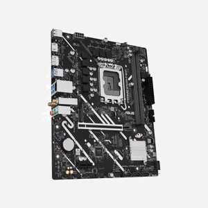 ASUS PRIME B760M-F WIFI : Carte mère micro ATX Intel B760, Socket LGA 1700, DDR5, Wi-Fi 6, 2.5GbE, M.2, SATA III, USB 3.2 Gen 1, compatible Windows 11/10. - Miniature 3