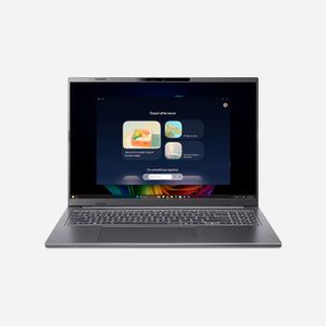 Acer Aspire 16 AI A16-52M Intel Core Ultra 7 258V, 16" WUXGA+ OLED, 32GB LPDDR5x, 1TB SSD NVMe PCIe 4.0, Intel Arc Graphics 140V, Wi-Fi 7, Windows 11 Home - Miniature 1