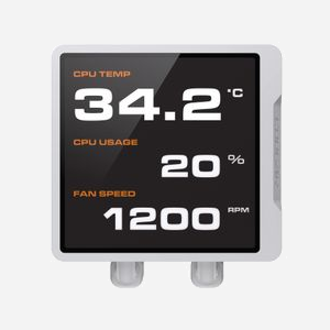 COUGAR Refroidisseur liquide All-in-One CGR-PSDVPRGB-W-240 Blanc, 2 ventilateurs 12cm 700-2500 RPM, sockets Intel/AMD, radiateur aluminium 272mm, éclairage RGB - Miniature 4
