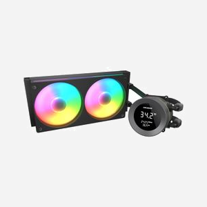 COUGAR CGR-PSDVARGB-B-240 Refroidisseur liquide All-in-One pour processeur, radiateur 272mm, 2x120mm PWM 700-2500RPM, sockets Intel/AMD, Noir - Miniature 2