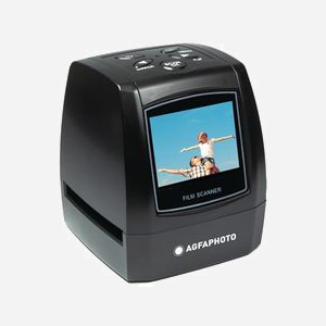 AgfaPhoto AFS100 Scanner d'Archivage 1800x3600 DPI, Capteur CMOS 10MP, JPEG, USB 2.0, Ecran LCD 2.4", Dimensions 84x86x102mm, Noir - Miniature 1