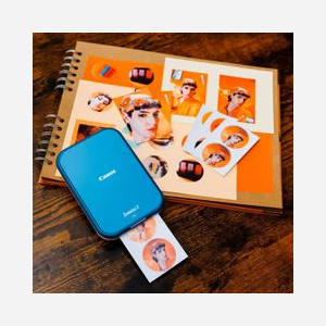 Canon Zoemini 2 - Imprimante Photo Mobile Sans Encre, Résolution 313x500 DPI, Format 2"x3" (5x7.6cm), Bluetooth, USB Type-C, Batterie 500mAh, Bleu - Miniature 4