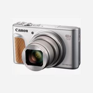 Canon PowerShot SX740 HS Lite Edition Argent : Compact 20.3MP CMOS, Zoom Optique 40x, Vidéo 4K UHD, LCD 3", Wi-Fi, Bluetooth, DIGIC 8 - Miniature 4