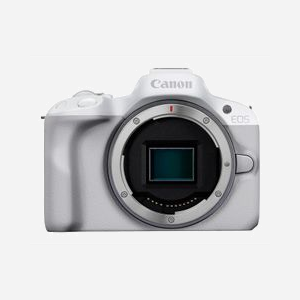 Canon EOS R50 Blanc + RF-S 18-45mm F4.5-6.3 IS STM Kit - MILC 24.2MP CMOS APS-C, Vidéo 4K UHD, Wi-Fi, Bluetooth, Écran tactile orientable - Miniature 1