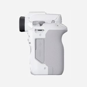 Canon EOS R50 Blanc + RF-S 18-45mm F4.5-6.3 IS STM Kit - MILC 24.2MP CMOS APS-C, Vidéo 4K UHD, Wi-Fi, Bluetooth, Écran tactile orientable - Miniature 4
