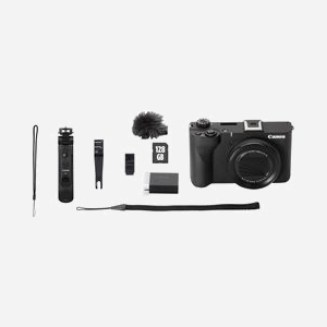 Canon PowerShot V1 : Appareil photo compact 22.3MP CMOS 1/4", Zoom optique 3.1x, Vidéo 4K Ultra HD, Écran tactile 3", Wi-Fi, Bluetooth - Miniature 5