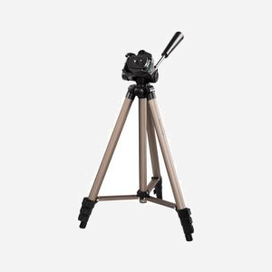 Hama Star 75 Trépied Aluminium Noir/Argent - Hauteur 42.5-125cm, Tête 3D, Pas de Vis 1/4", Charge Max 0.5kg, avec Étui, Référence 00004175 - Miniature 3