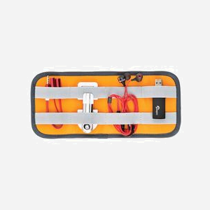 Lowepro GearUp Pouch Medium GL Étui Nylon Antidéchirure Polyester Orange/Gris 280x45x140mm, int. 260x40x115mm, réf LP37139-GRL - Miniature 2