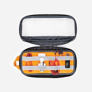 Lowepro GearUp Pouch Medium GL Étui Nylon Antidéchirure Polyester Orange/Gris 280x45x140mm, int. 260x40x115mm, réf LP37139-GRL - Miniature 3