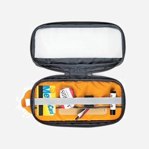 Lowepro GearUp Pouch Medium GL Étui Nylon Antidéchirure Polyester Orange/Gris 280x45x140mm, int. 260x40x115mm, réf LP37139-GRL - Miniature 5