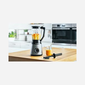 Blender Bosch Serie 4 MMB6141S 1200W Argent - Bol Tritan 1.5L, 2 vitesses, Fonction Pulse, Lames amovibles, 220-240V, 230x195x410mm - Miniature 4