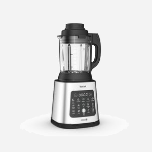 Tefal Perfectmix Cook BL83SD30 Mélangeur Table 1400W Noir/Inox, Bol Verre 1.75L (Max 2L), Technologie Powelix, 6 Vitesses, 10 Programmes, Écran Tactile - Miniature 2