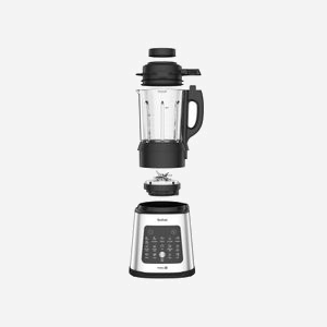 Tefal Perfectmix Cook BL83SD30 Mélangeur Table 1400W Noir/Inox, Bol Verre 1.75L (Max 2L), Technologie Powelix, 6 Vitesses, 10 Programmes, Écran Tactile - Miniature 3