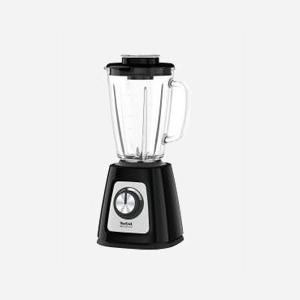Tefal BlendForce II BL4358 Mélangeur 800W, Bol Verre 1.25L (1.75L max), 2 Vitesses, Fonction Pulse, Noir/Acier brossé, Lames Inox, Pièces Lave-Vaisselle - Miniature 2
