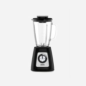 Tefal BlendForce II BL4358 Mélangeur 800W, Bol Verre 1.25L (1.75L max), 2 Vitesses, Fonction Pulse, Noir/Acier brossé, Lames Inox, Pièces Lave-Vaisselle - Miniature 3