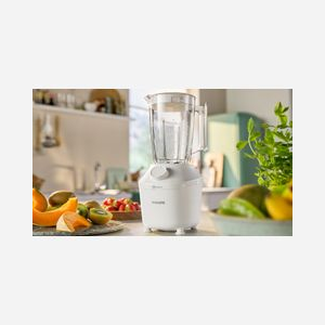 Philips Série 3000 HR2041/00 Blender 450W, Bol 1.9L, Technologie ProBlend, 4 Vitesses, Pulse, Pilon à Glace, Lames Acier Inox, 19000 tr/min - Miniature 5