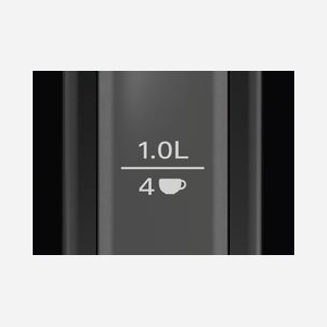 Bouilloire Bosch TWK3P423 1.7L 2400W Noire Inox, Corps Acier Inoxydable, Filtre Amovible, Base 360°, Sécurité Arrêt Automatique - Miniature 4