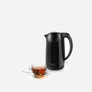 Bouilloire Bosch TWK3P423 1.7L 2400W Noire Inox, Corps Acier Inoxydable, Filtre Amovible, Base 360°, Sécurité Arrêt Automatique - Miniature 5