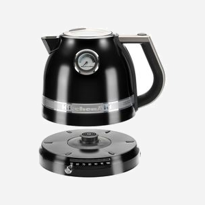 KitchenAid 5KEK1522EOB Bouilloire Onyx Black 1.5L 2400W Acier Inox/Alu Thermostat Réglable 7 Températures Indicateur Niveau d'Eau Filtre Anti-Calcaire - Miniature 3