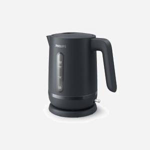 Bouilloire Philips Série 1000 HD9314/90 1.7L 2020W Noir, Corps en Plastique, Filtre Anti-Calcaire, Base 360°, Sécurité Anti Chauffe à Sec