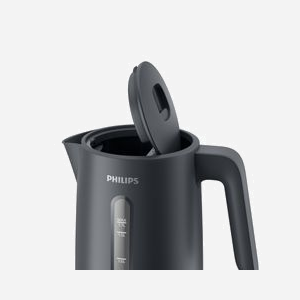 Bouilloire Philips Série 1000 HD9314/90 1.7L 2020W Noir, Corps en Plastique, Filtre Anti-Calcaire, Base 360°, Sécurité Anti Chauffe à Sec - Miniature 2
